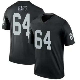 Las Vegas Raiders Youth Alex Bars Legend Jersey - Black