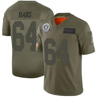 Las Vegas Raiders Youth Alex Bars Limited 2019 Salute to Service Jersey - Camo