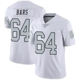 Las Vegas Raiders Youth Alex Bars Limited Color Rush Jersey - White