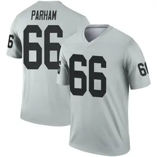 Las Vegas Raiders Youth Dylan Parham Legend Inverted Silver Jersey