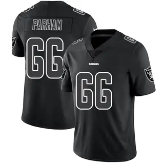 Las Vegas Raiders Youth Dylan Parham Limited Jersey - Black Impact