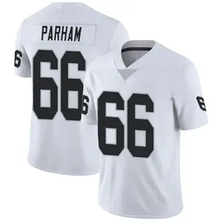 Las Vegas Raiders Youth Dylan Parham Limited Vapor Untouchable Jersey - White
