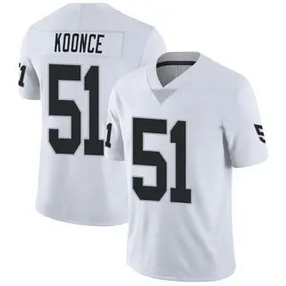 Malcolm Koonce Men's Nike Black Las Vegas Raiders Custom Game Jersey