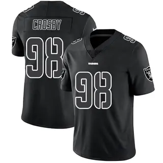 Las Vegas Raiders Youth Maxx Crosby Limited Jersey - Black Impact