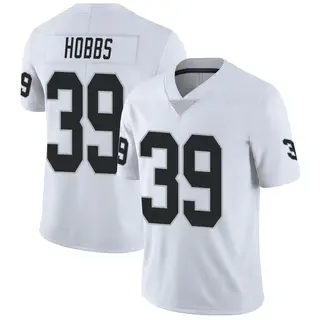 Las Vegas Raiders Youth Nate Hobbs Limited Vapor Untouchable Jersey - White