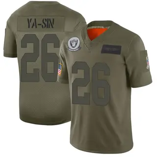 Las Vegas Raiders Youth Rock Ya-Sin Limited 2019 Salute to Service Jersey - Camo