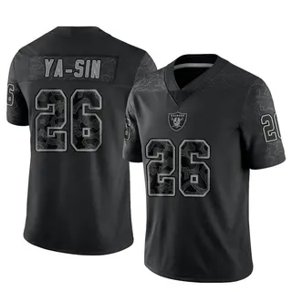 Las Vegas Raiders Youth Rock Ya-Sin Limited Reflective Jersey - Black