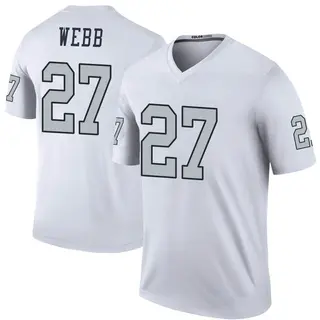 Las Vegas Raiders Youth Sam Webb Legend Color Rush Jersey - White