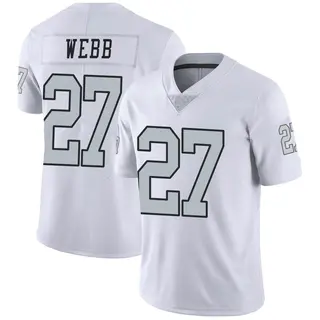 Las Vegas Raiders Youth Sam Webb Limited Color Rush Jersey - White